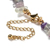 Natural Fluorite Chips Beaded Necklace NJEW-FZ00004-08-3