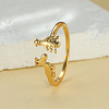 Christmas Theme Brass Cuff Rings for Women FS-WGC1742-01-3