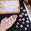 280Pcs 14 Styles Transparent Acrylic Bead Caps FACR-AR0001-03-3