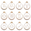 Alloy Enamel Pendants ENAM-S124-01B-04-1