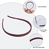 6Pcs 6 Colors Plastic Hair Band Findings FIND-DC0008-40-3