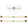 Handmade Eco-friendly Brass Flat Round & Oval Link Chain CHC-E023-27G-01-4