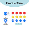 10G Opaque Acrylic Beads SACR-TADJ0001-03C-3