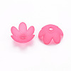 Frosted Acrylic Bead Caps X-MACR-S371-07A-2