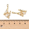 Brass Micro Pave Cubic Zirconia Pendants KK-S531-03G-A-3