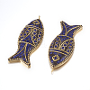 Polymer Clay Big Pendants IPDL-F023-42A-1