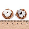 Opaque Resin Pendants RE-CBA19D0-02-3