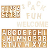   2 Boxes 2 Style Wood Alphabet & Number Puzzles for Toddlers AJEW-PH0004-29A-1