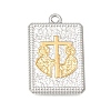 Two Tone 304 Stainless Steel Pendants STAS-D391-05GP-01-1
