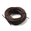 Braided Leather Cord with Core WL-F009-B01-4mm-1-1