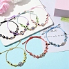 Resin Evil Eye Braided Bead Bracelets for Women BJEW-FS00018-06-5