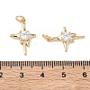 SHEGRACE Brass Clear Cubic Zirconia Pendants XGRQ3K574-566G-3