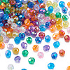  1080Pcs 12 Style Transparent Acrylic Beads PACR-TA0001-11-15