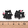 Halloween Theme Alloy and Enamel Pendants ENAM-T021-31B-02P-3