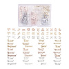 72pcs 6 Sets 6 Style Alloy Pendants FIND-CD0001-10-2