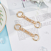 2Pcs Zinc Alloy Bag Extender Cable Chains FIND-FI0001-03G-4