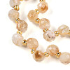 Natural Yellow Quartz Beads Strands G-T141-47-3