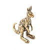 Brass Kangaroo Display Decorations KK-D370-07AG-1