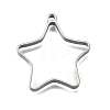 304 Stainless Steel Pendants STAS-S181-01P-J-1