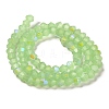 Imitation Jade Electroplate Glass Beads Strands EGLA-A039-J6mm-L01-2