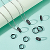 16Pcs 8 Size 201 Stainless Steel Textured Plain Band Rings Set for Women RJEW-UN0002-77EB-3