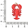 Brass Enamel Pendants KK-G555-20G-02-3