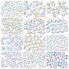 ARRICRAFT 240Pcs 12 Style Electroplate Crystal Glass Bicone Beads GLAA-AR0001-15-1