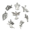 45Pcs 9 Styles Tibetan Style Alloy Pendants FIND-CJ0005-73-8