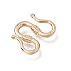 Brass M-Hook Clasps KK-CBA0DF0-14E-KCG-2