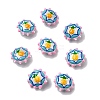 Baking Paint Glass Enamel Beads LAMP-K039-34F-1