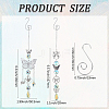 DIY Butterfly Hanging Suncatcher Making Kits DIY-SC0030-69-3