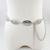Vintage Alloy Geometric Oval Link Chain Waist Belly Chains for Women FS-WGD731C-04-1