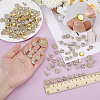 200PCS 4 Style Flower Alloy Glass Sew on Rhinestone FIND-FG0004-40G-3