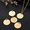 Ion Plating(IP) 304 Stainless Steel Pendants STAS-I311-32F-G-7