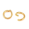Iron Open Jump Rings JROS6mm-G-2