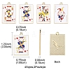 8Pcs 4 Styles Rack Plating Alloy Enamel Pendants ENAM-FS0002-73-4