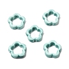 Flower Hollow Glazed Porcelain Bead Frame PORC-A034-09-2