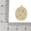 Brass Micro Pave Cubic Zirconia Pendants KK-I719-41G-3