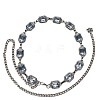 Bohemian Style Alloy Rhinestone Rectangle Link Chain Waist Belly Chains FS-WGF667A-05-2
