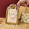 1Pc TPR Covered with Velvet Necklace Display Photo Frames NDIS-SP0001-04B-4