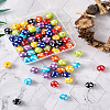 Cheriswelry 80Pcs 8 Colors Opaque Resin Beads RESI-CW0001-06B-20