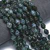 Natural Moss Agate Beads Strands G-K389-D03-01-2