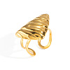 304 Stainless Steel Cuff Rings QT5422-2-1