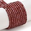 Natural Garnet Beads Strands X-G-B088-C11-02-1