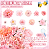3 Bags 3 Styles Cloth Flower DIY-SP0005-72A-2