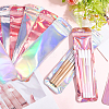 100Pcs 2 Colors Rectangle PP Plastic Resealable Packaging Bags AJEW-CN0004-54-3