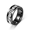 304 Stainless Steel Gear Rotatable Finger Rings FS-WGAD37A-23-1