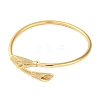 Brass Open Cuff Bangles for Women KK-S404-01G-2