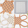 3Pcs Natural Wood Pendants Sets WOOD-WH20002-04A-6