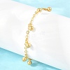 304 Stainless Steel Charm Bracelets BJEW-D458-02G-3